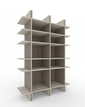 Bookcase Tricolor - Triplex